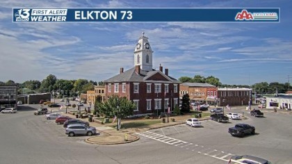 Elkton - The Todd County courthouse, Kentucky (USA) - Webcams